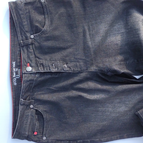 ๐ปPEACE, LOVE, WORLD โฎ๐ค๐ Missy Ankle Jean with Cheetah Cuff - Picture 3 of 15